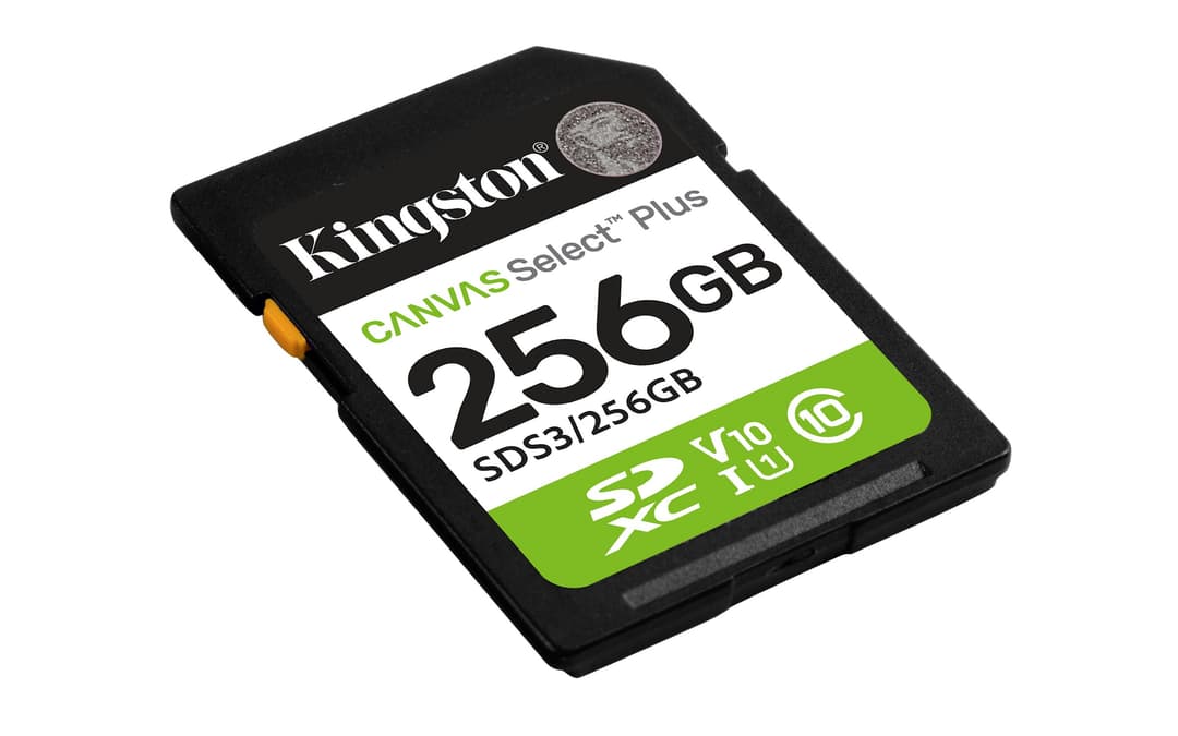 Kingston Technology 256GB SDXC Canvas Select Plus Gen3 150MB/s C10 UHS-I U1 V10 - Image 2