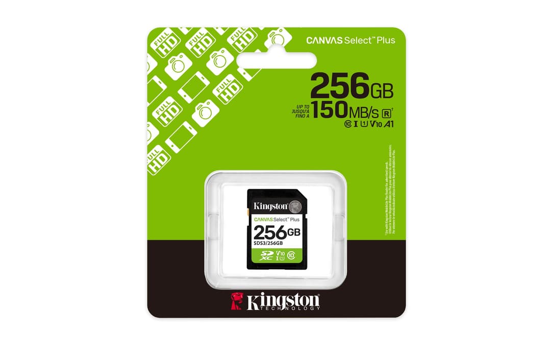 Kingston Technology 256GB SDXC Canvas Select Plus Gen3 150MB/s C10 UHS-I U1 V10 - Image 3