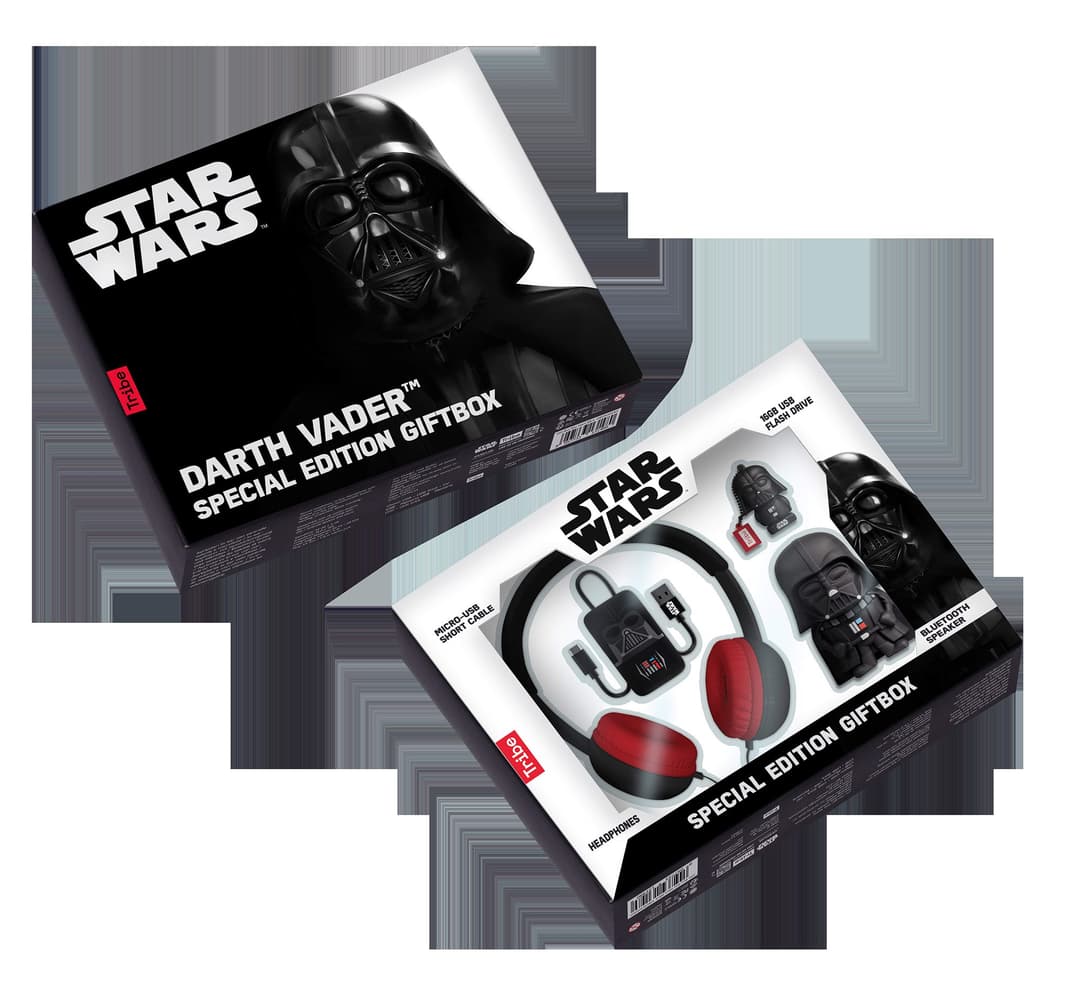 Star Wars Darth Vader Gift Box - Bluetooth Speaker, 16GB USB, Headphones and USB cable - Image 1