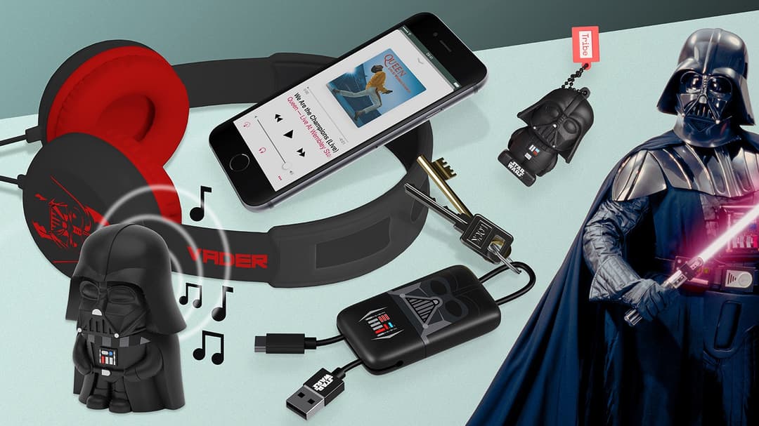 Star Wars Darth Vader Gift Box - Bluetooth Speaker, 16GB USB, Headphones and USB cable - Image 2