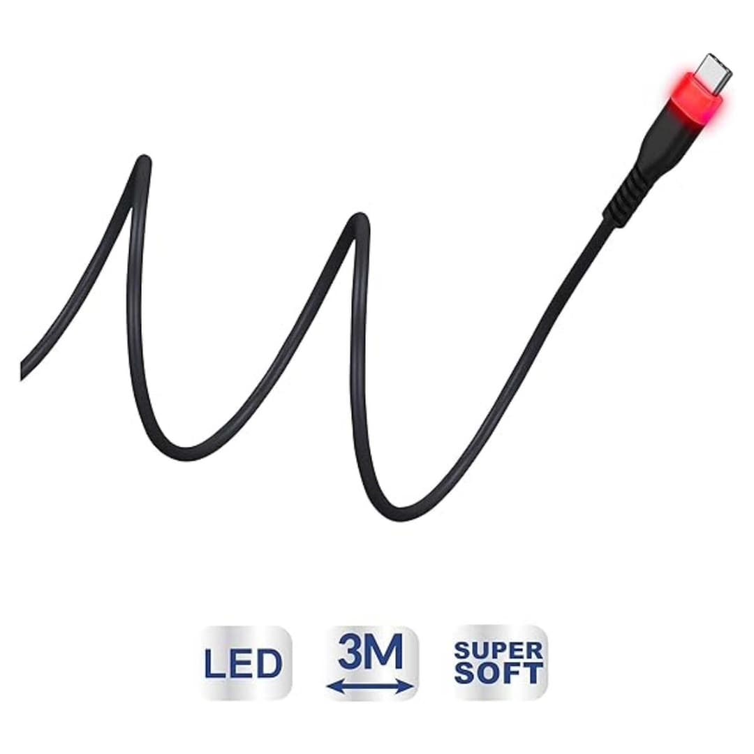 Raiden USB-C Charging & Transfer Supersoft Anti Knot Cable - Image 4