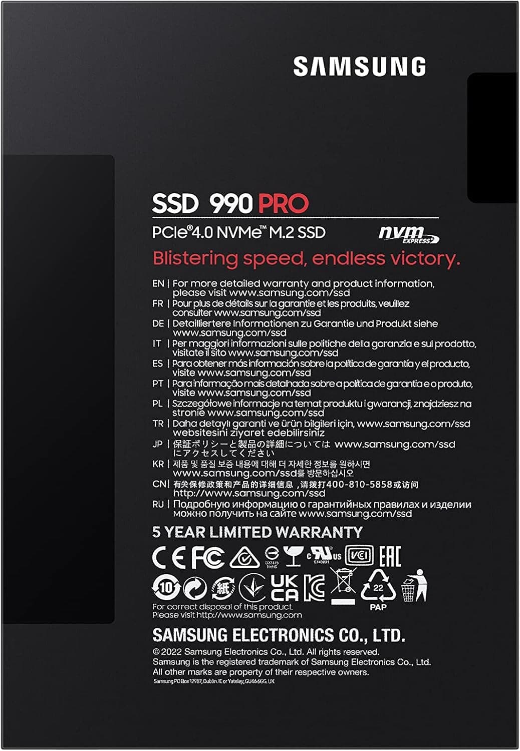 Samsung 990 PRO NVMe M.2 SSD 2TB - Image 3