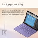 Microsoft Surface Pro 2-in-1 Touchscreen Snapdragon X Plus 16GB 512GB Violet thumbnail 9