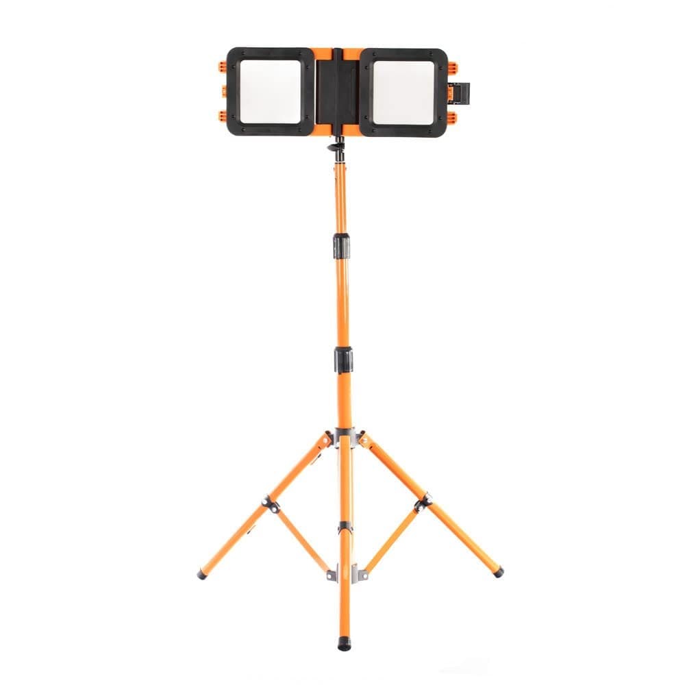 Vaunt 20W Rechargeable LED Folding Work Light with Tripod - White - Image 5