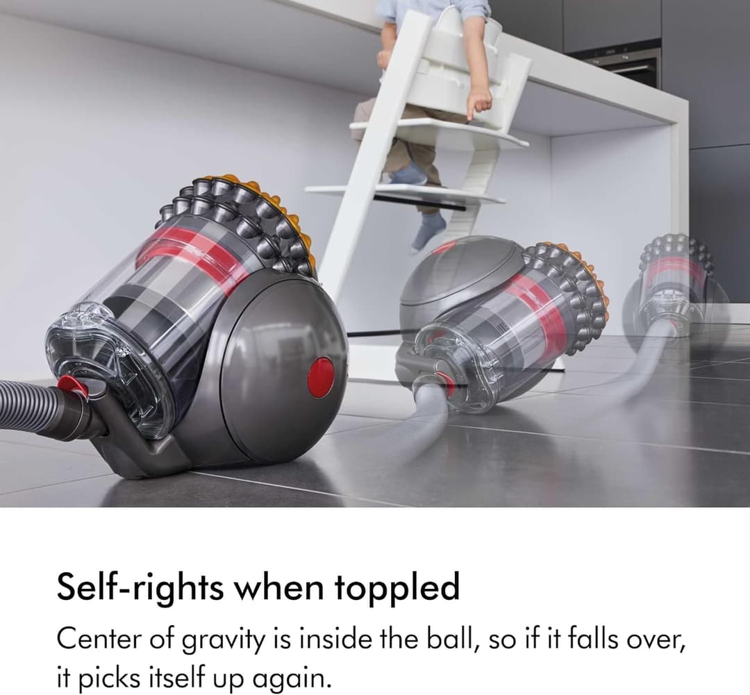 DYSON DC28C Multi Floor 2015 Cylinder Bagless Vacuum Cleaner - Iron & Yellow - Image 5