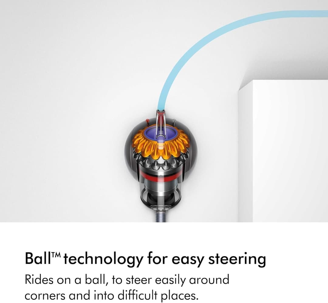 DYSON DC28C Multi Floor 2015 Cylinder Bagless Vacuum Cleaner - Iron & Yellow - Image 6