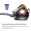 DYSON DC28C Multi Floor 2015 Cylinder Bagless Vacuum Cleaner - Iron & Yellow thumbnail 10