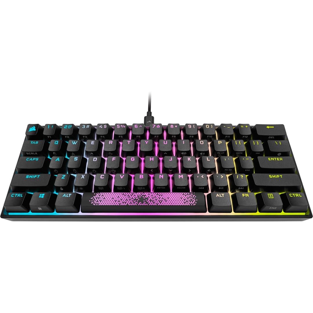 Corsair K65 RGB MINI 60% Mechanical Gaming Keyboard - Silver - Image 4