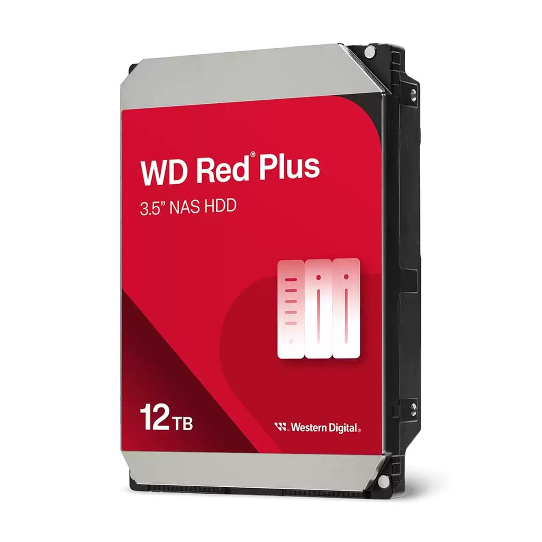 Western Digital Red Plus WD120EFGX internal hard drive 12 TB 7200 RPM 512 MB 3.5" Serial ATA III - Image 1