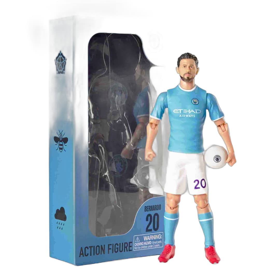 Bernando Silva Manchester City Fully Articulated Figurine - Image 6