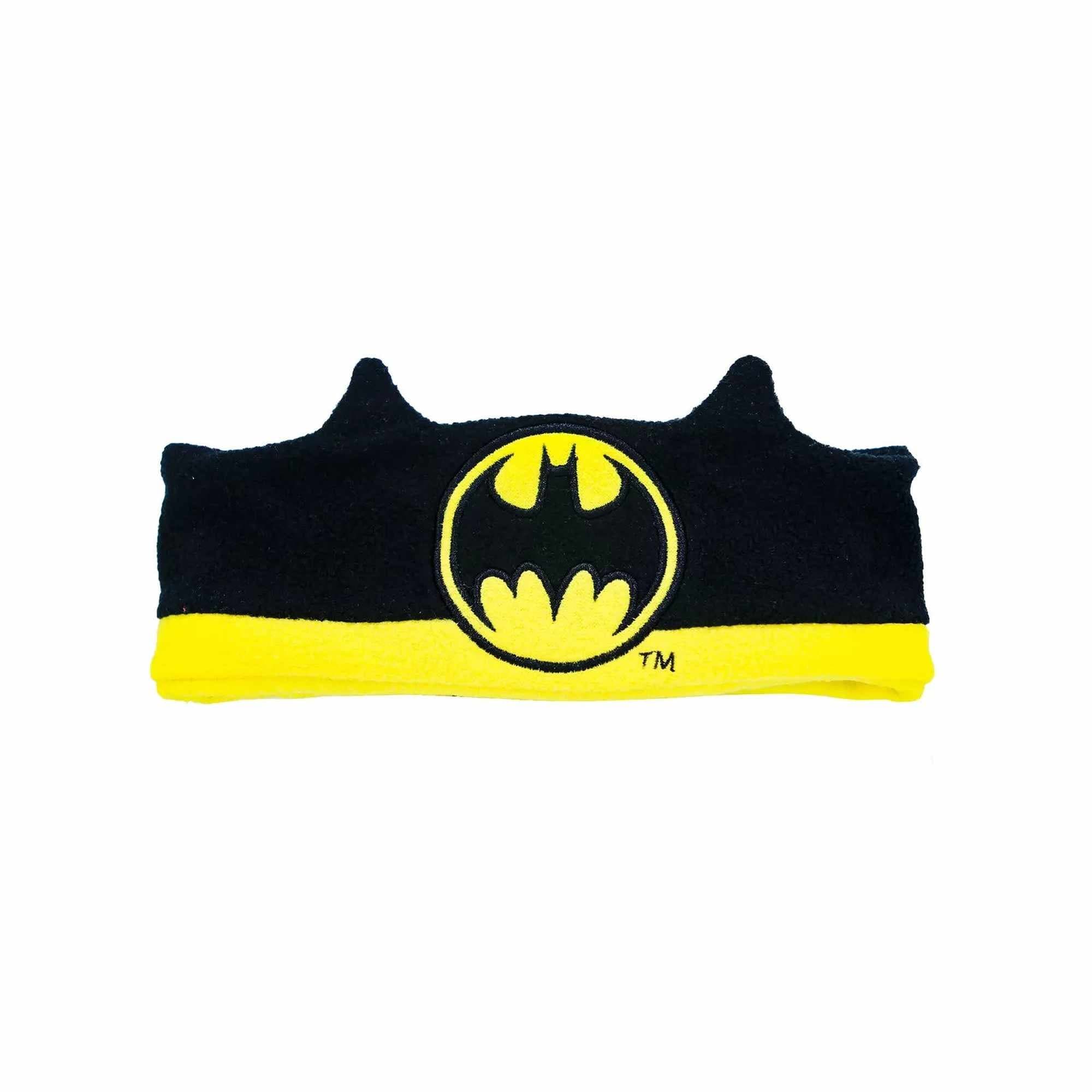 Batman Kid's Fleece Audio Band Washable Wired Headphones