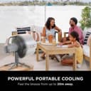 Shark FlexBreeze Pro Mist Fan FA300UK White thumbnail 3