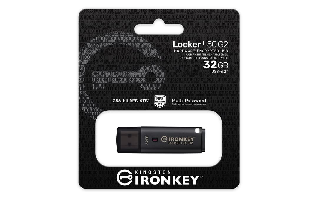 Kingston Technology IronKey 32GB Locker Plus 50 G2, FIPS 197, AES-256 - Image 4