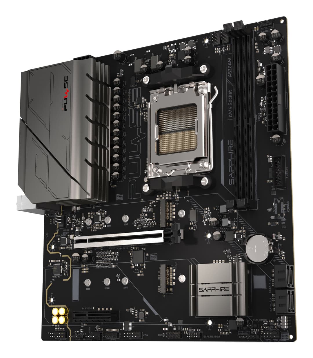 Sapphire PULSE A620AM AMD A620A Socket AM5 micro ATX - Image 3