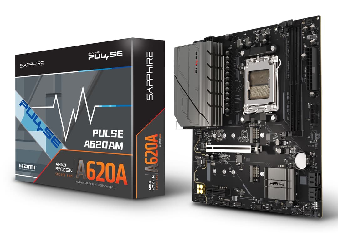 Sapphire PULSE A620AM AMD A620A Socket AM5 micro ATX - Image 7