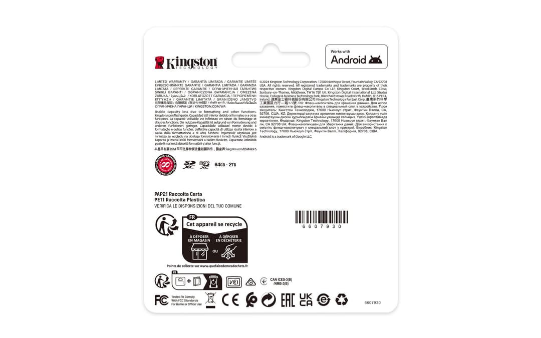 Kingston Technology 64GB SDXC Canvas Select Plus Gen3 100MB/s C10 UHS-I U1 V10 - Image 4