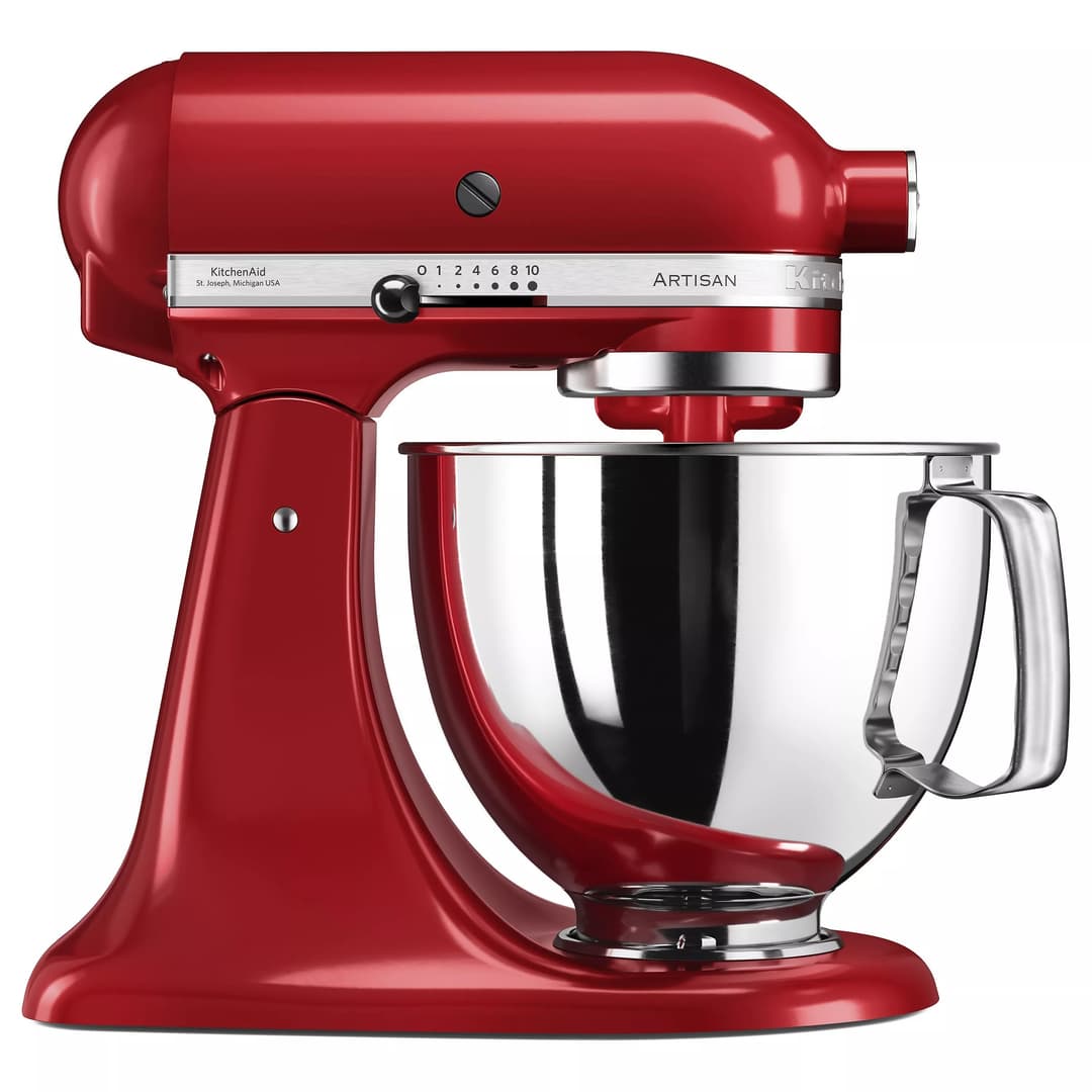 KitchenAid Artisan 4.8L Stand Mixer Red - Image 1