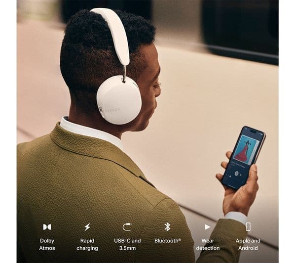 Sonos Ace Wireless Headphones White - Image 3
