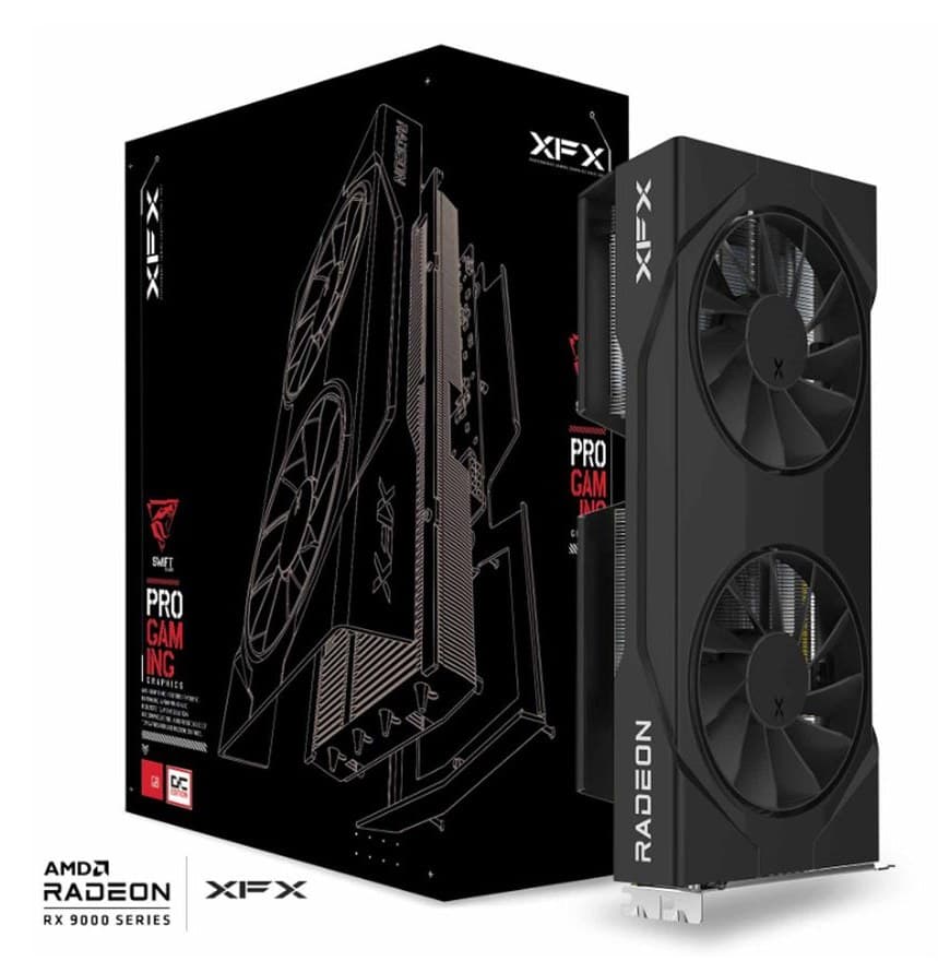 XFX Swift AMD Radeon RX 9060 XT OC White Gaming Edition 8GB - Image 2