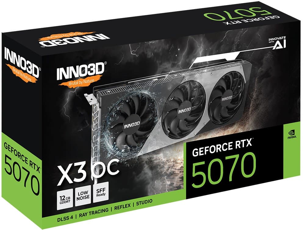 Inno3D GeForce RTX 5070 X3 OC NVIDIA 12 GB GDDR7 - Image 2