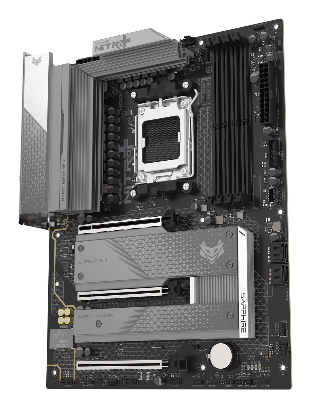 Sapphire NITRO+ B850A WIFI 7 AMD B850 Socket AM5 micro ATX - Image 3