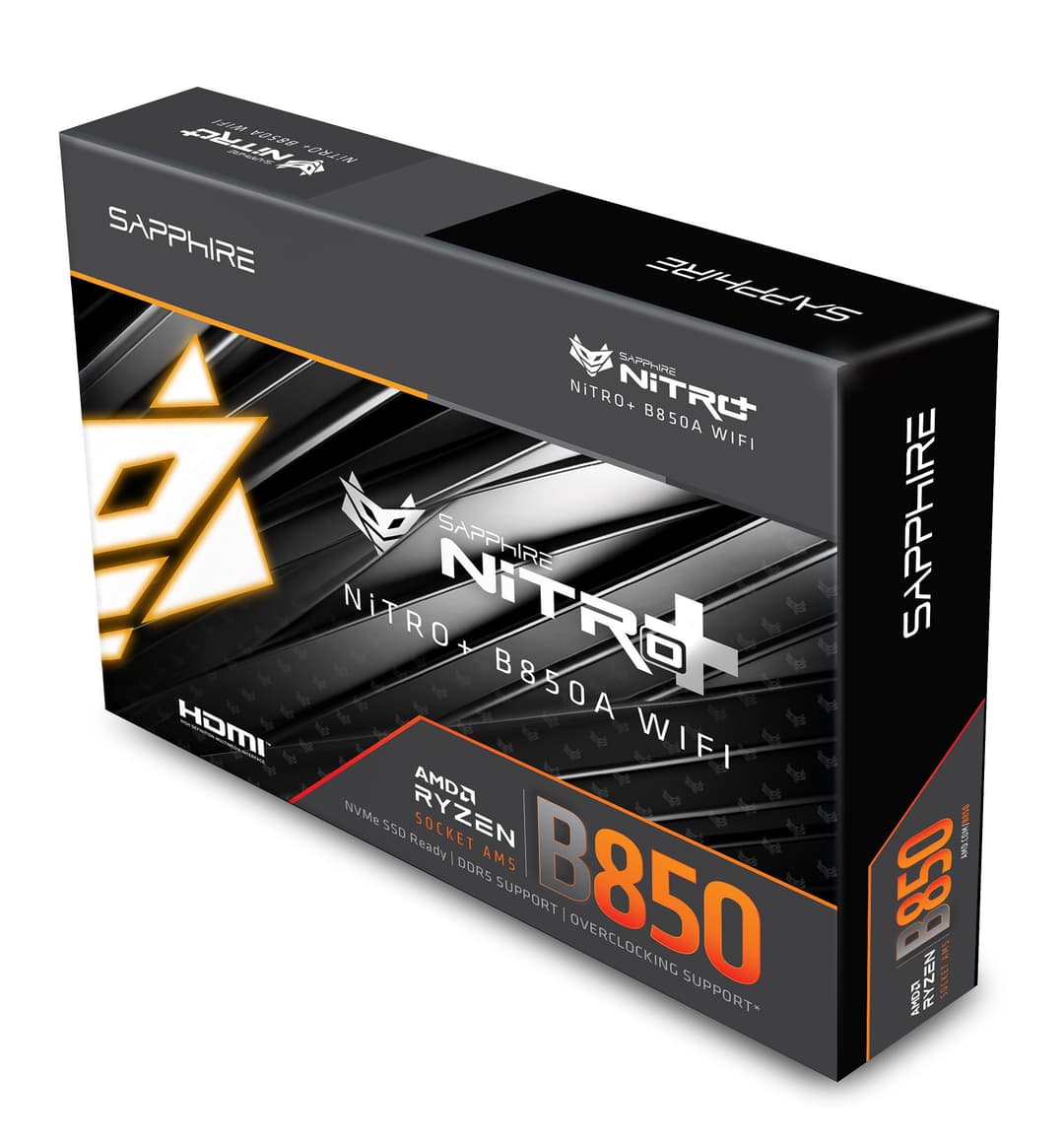 Sapphire NITRO+ B850A WIFI 7 AMD B850 Socket AM5 micro ATX - Image 7