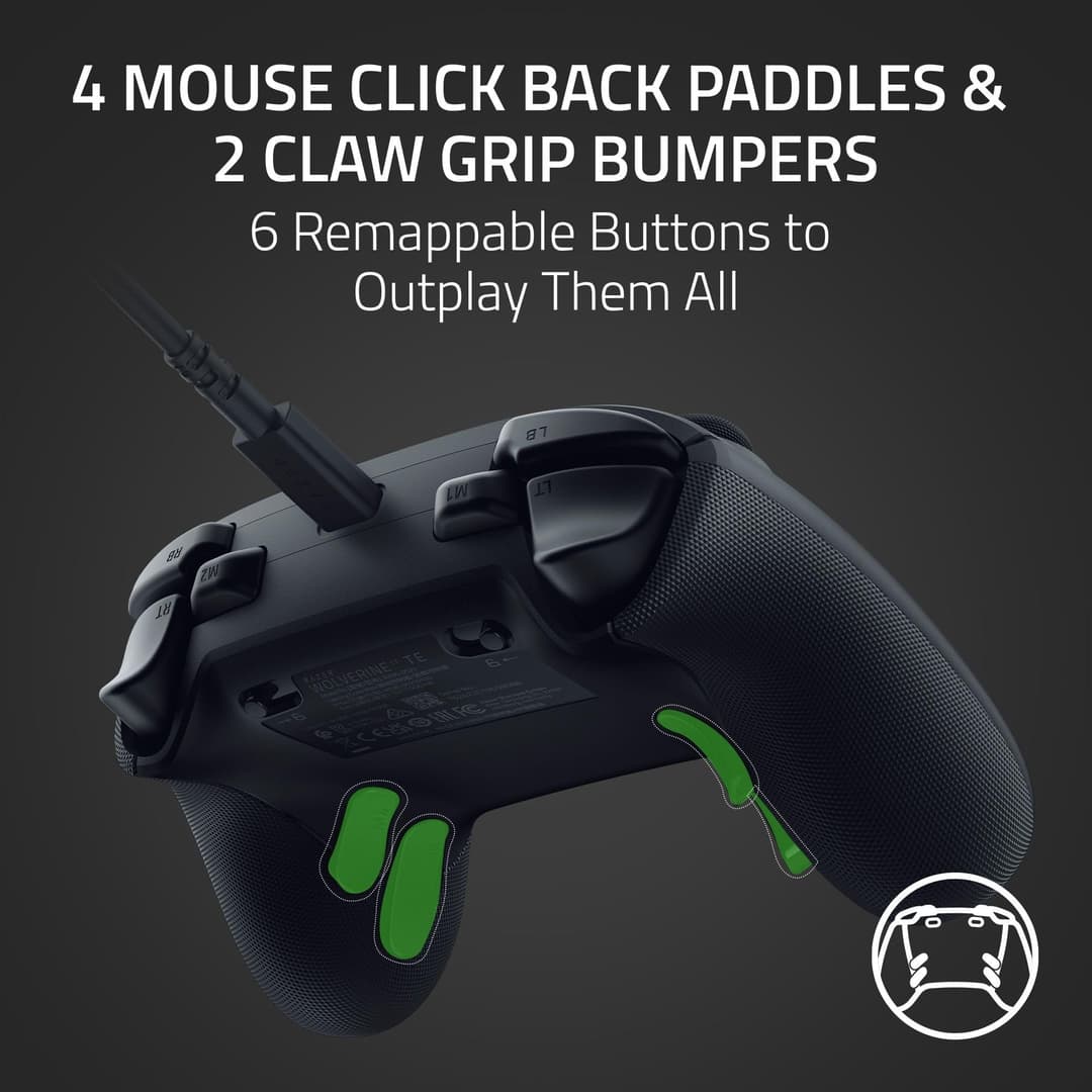 Razer Wolverine V3 Tournament Edition Wired Gaming Controller - Black - Image 3