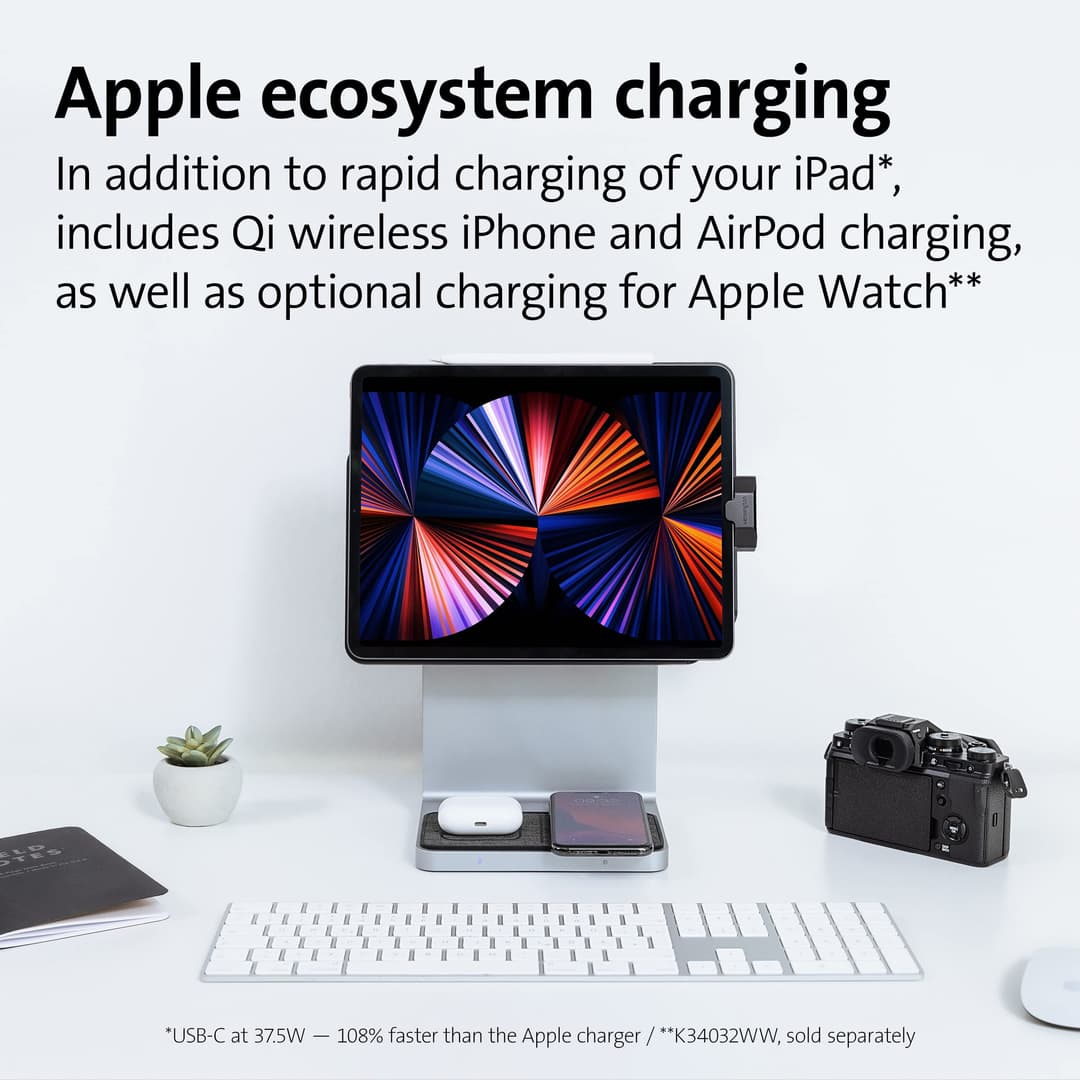 Kensington StudioDock K34031WW Docking Station Stand for iPad Pro 11 Inch and iPad Air Adjustable Tablet Holder - Image 3