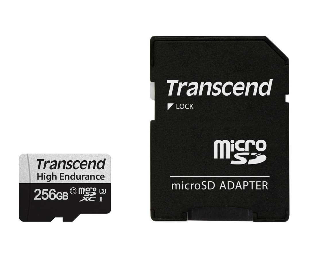 256GB Transcend High Endurance 350V microSDXC Memory Card CL10 UHS-I for Dashcams and Surveillance - Image 3