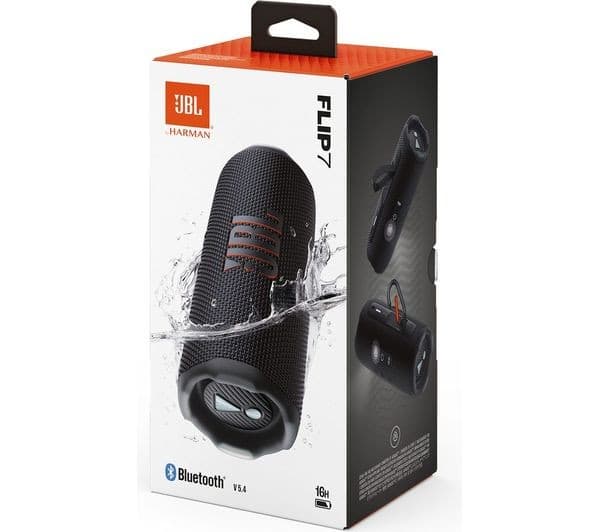JBL Flip 7 Bluetooth Speaker Black - Image 4