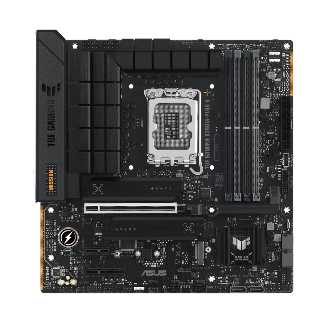 ASUS TUF GAMING B760M-PLUS II Intel B760 LGA 1700 micro ATX - Image 1