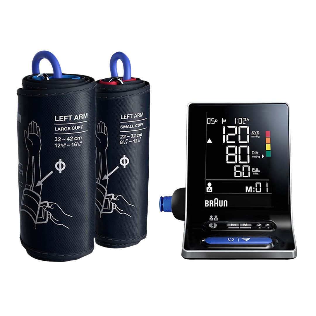 Braun ExactFit 5 Connect Smart Upper Arm Blood Pressure Monitor - Black - Image 1