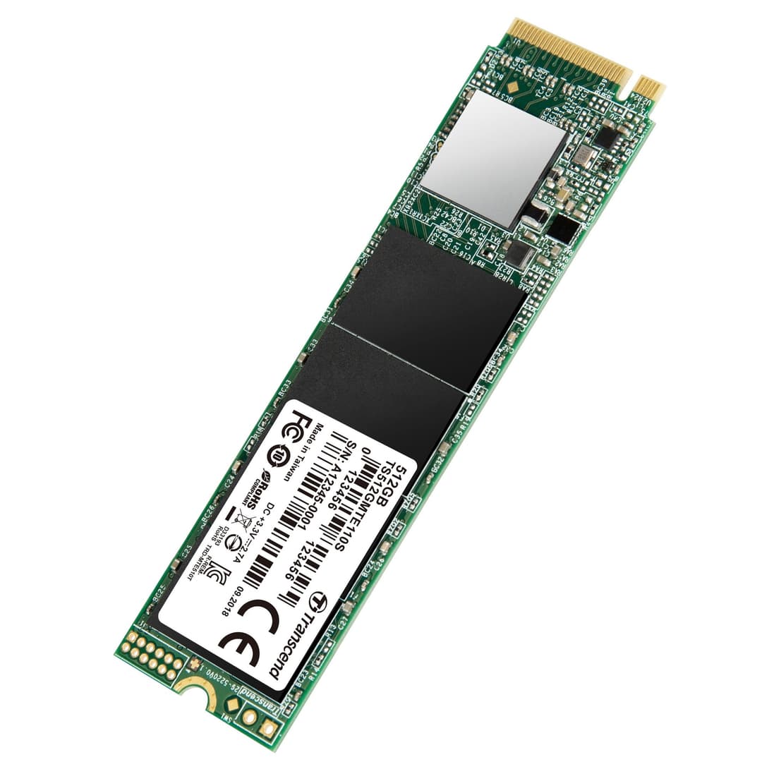 512GB Transcend 110S M.2 2280, NVMe PCIe Gen3x4 SSD - Image 3