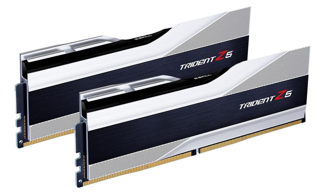32GB G.Skill DDR5 Trident Z5 5600MHz CL36 1.20V Dual Channel Kit 2x 16GB Silver - Image 1