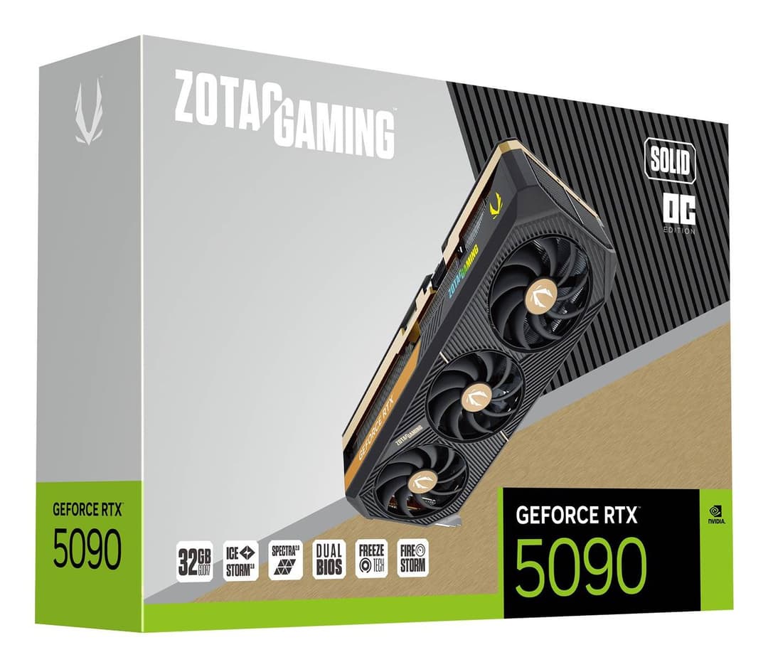 Zotac GAMING GeForce RTX 5090 SOLID OC NVIDIA 32 GB GDDR7 - Image 7