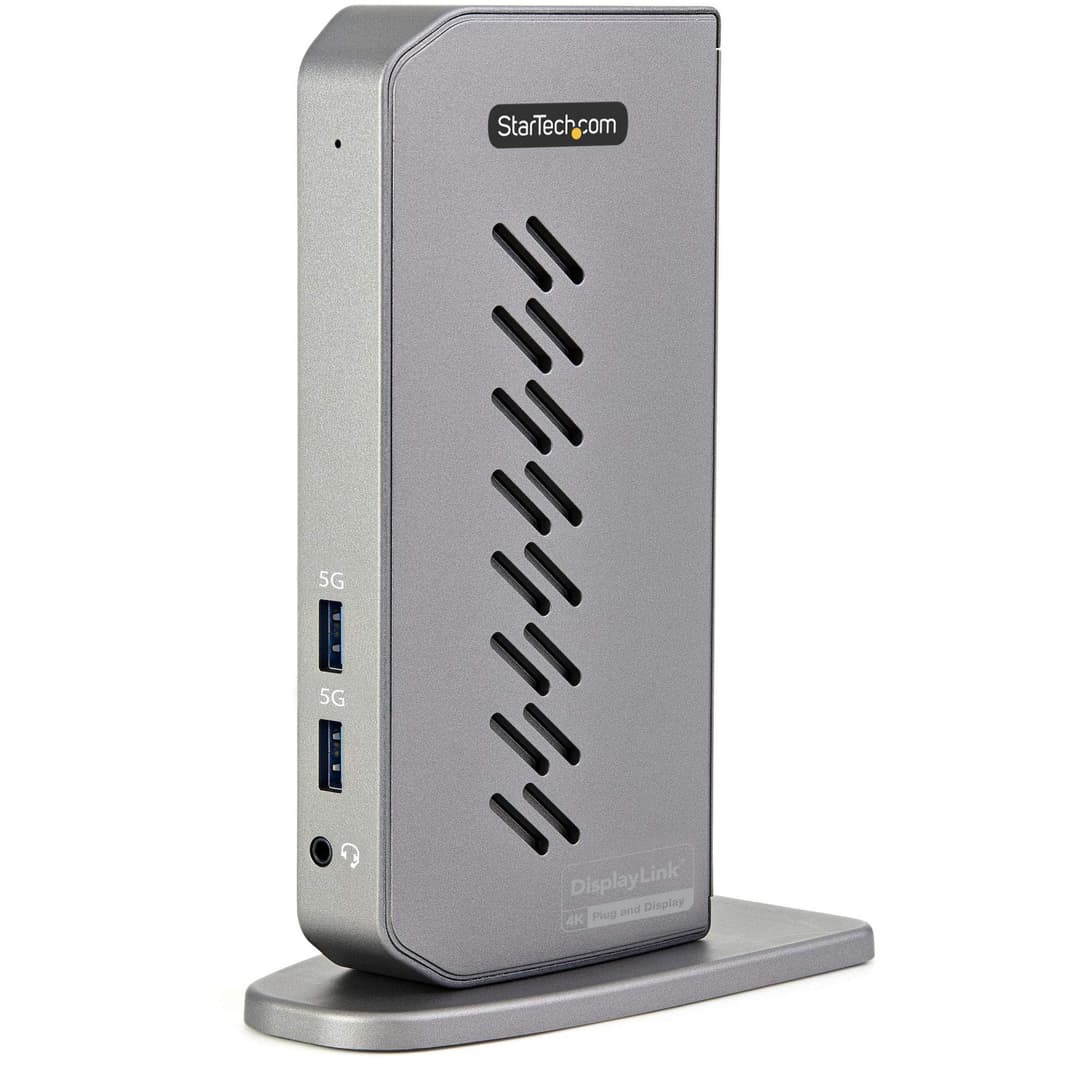 StarTech DK30A2DHU USB-C USB-A Dock - Hybrid Universal USB 3.0 Docking Station for USB-C or USB-A Laptop - Image 1