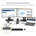 StarTech DK30A2DHU USB-C USB-A Dock - Hybrid Universal USB 3.0 Docking Station for USB-C or USB-A Laptop thumbnail 2