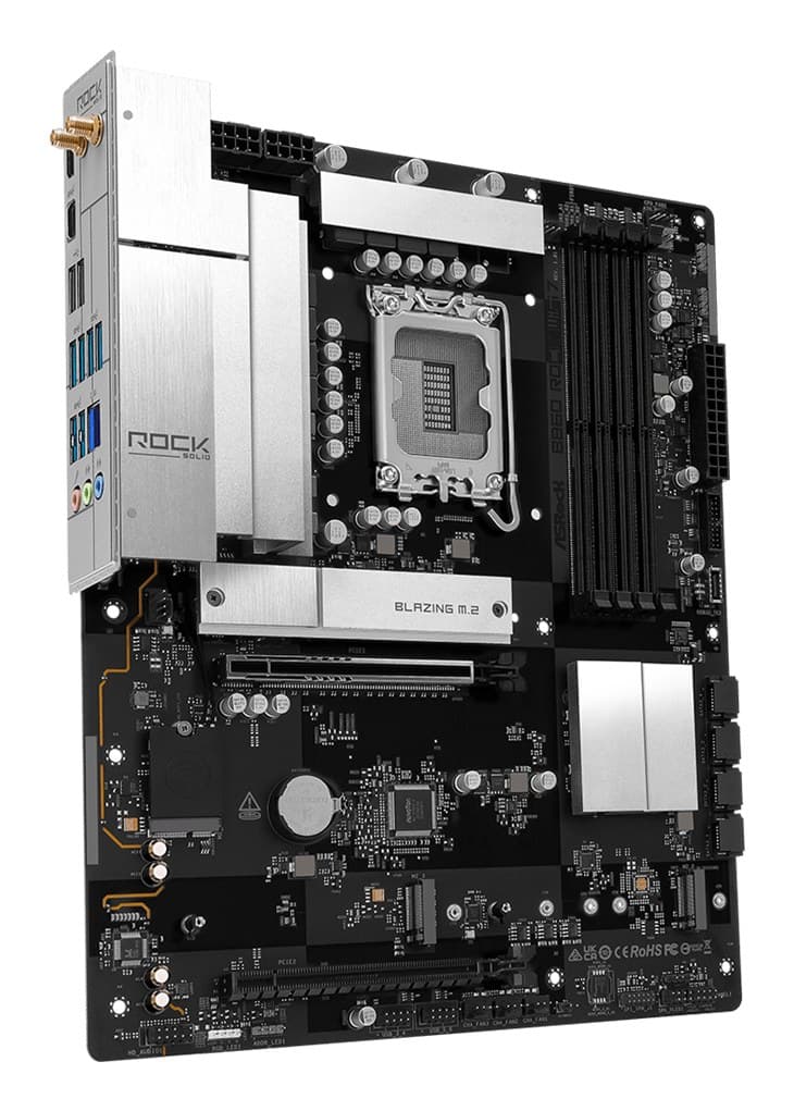 Asrock B860 Rock WiFi 7 Intel B860 LGA 1851 (Socket V1) ATX - Image 3