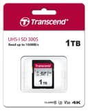 1TB Transcend 300S SDXC UHS-I U3 V30 SD Memory Card CL10 100MB/sec thumbnail 2
