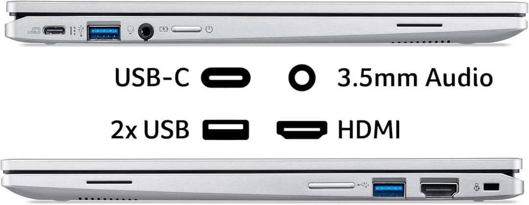 Acer Chromebook Spin 312 Intel N100 4GB 128GB Silver - Image 7