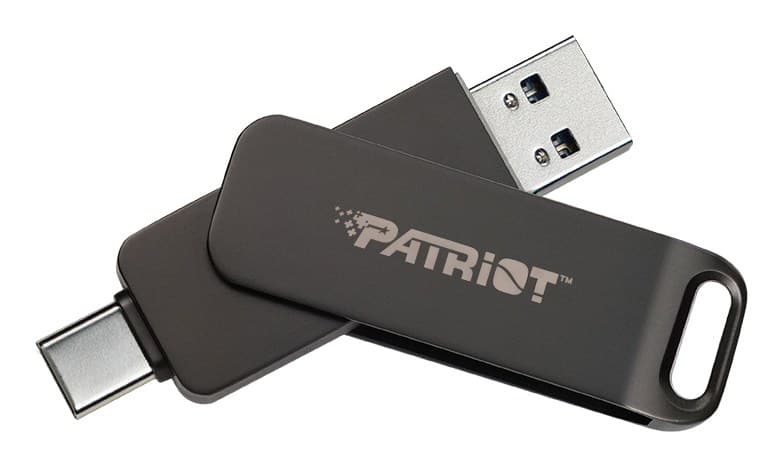 Patriot Memory Rage R550 USB flash drive 64 GB USB Type-A / USB Type-C 3.2 Gen 1 (3.1 Gen 1) Black - Image 2