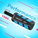 500GB AData SC740 External SSD USB3.2 Gen2 Black/Blue Shock and Drop Proof thumbnail 8