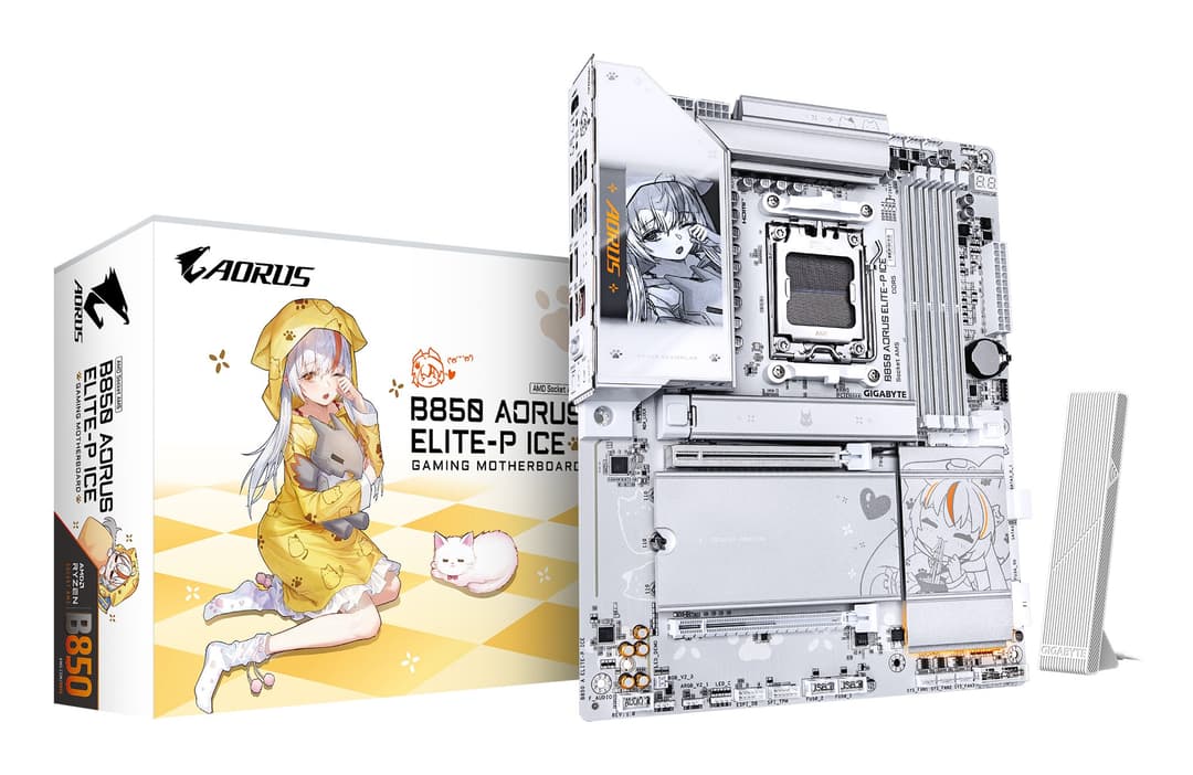GIGABYTE B850 AORUS ELITE-P ICE Motherboard - Image 1