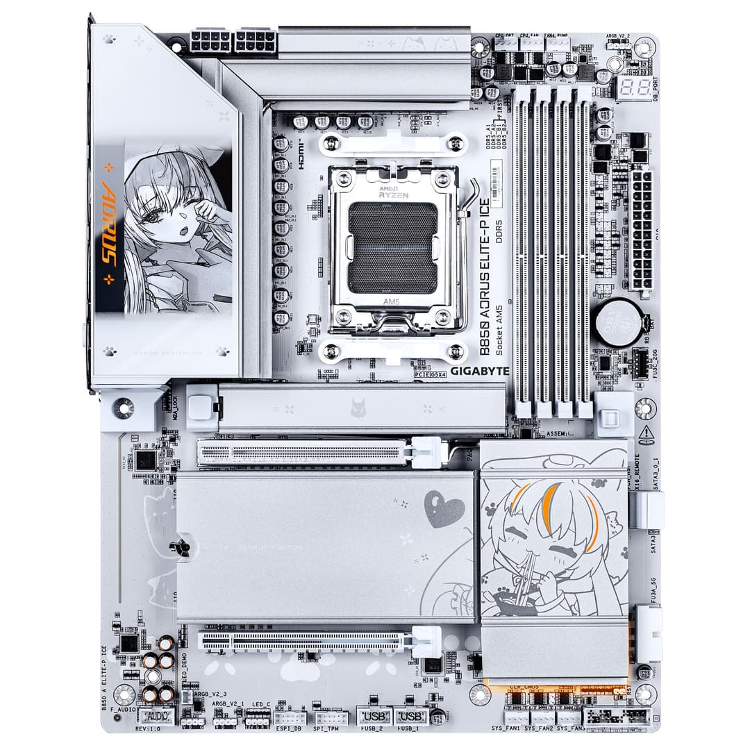 GIGABYTE B850 AORUS ELITE-P ICE Motherboard - Image 2