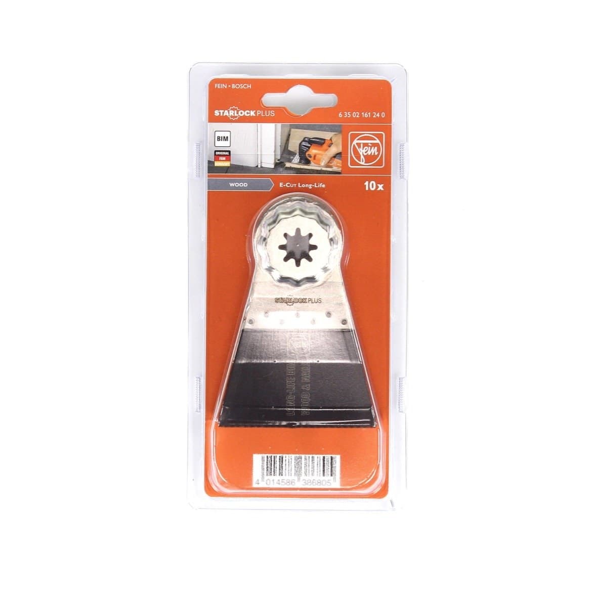 FEIN 63502161240 Saw Blade SLP E-Cut Ll Bim 50X65 10Pk - Colour Coded