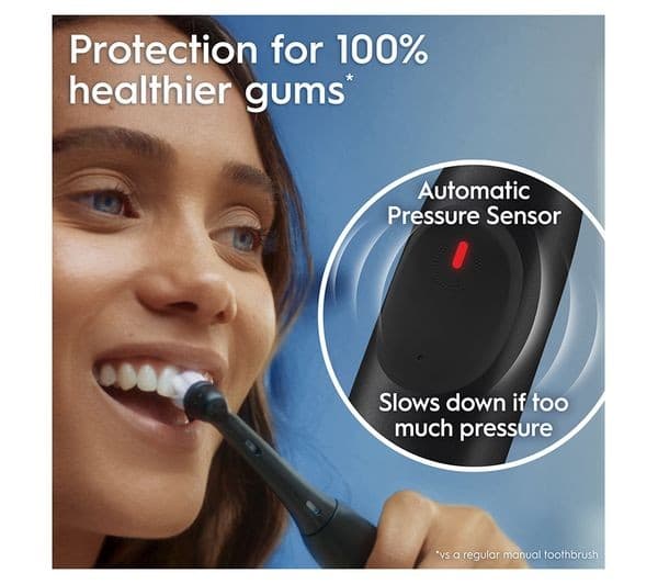 Oral-B iO2 Electric Toothbrush Duo Pack Night Black/Pink - Image 5