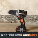 WORX WX352 PowerShare Brushless Cordless Impact Drill - Black thumbnail 6