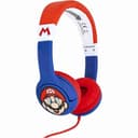 Super Mario Wired Blue Kids Headphones thumbnail 1