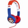 Super Mario Wired Blue Kids Headphones
