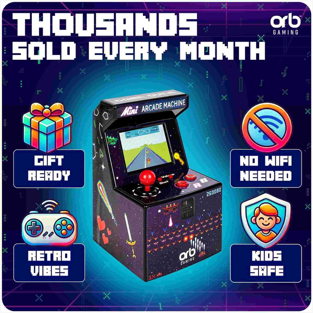 Orb - Retro Mini Arcade Machine (240 Games) - Image 6